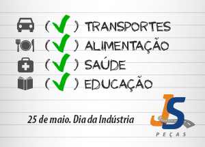 25 de maio. Dia da Indústria.
