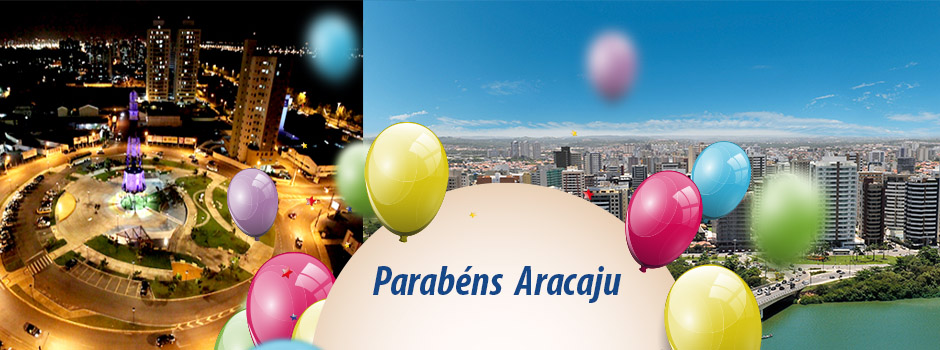 Parabéns Aracaju pelos seus 160 anos!
