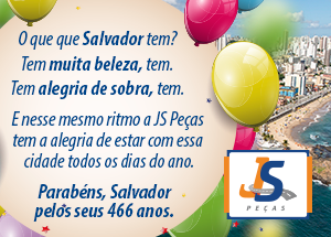 Parabéns Salvador pelos 466 anos!