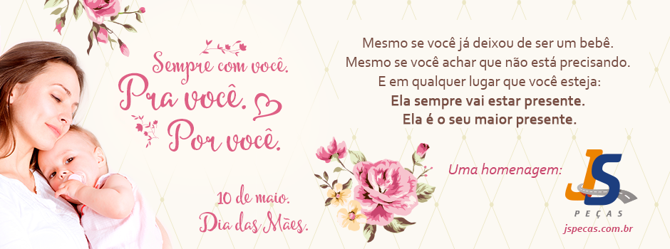 Um mega FELIZ DIA DAS MÃES!