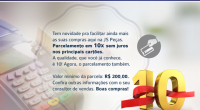 Parcelamento em 10x é na JS Peças